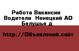 Работа Вакансии - Водители. Ненецкий АО,Белушье д.